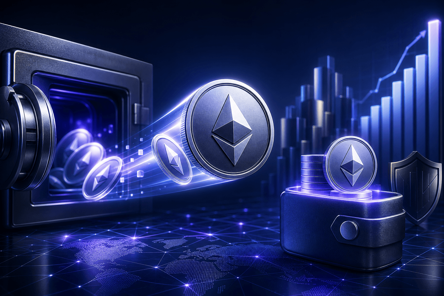 Bitmine-linked address withdraws 12,500 ETH worth $34.55 million from Kraken